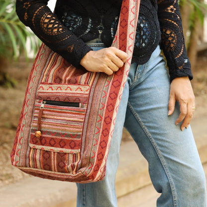 Casual Dusky Pink Jhola
