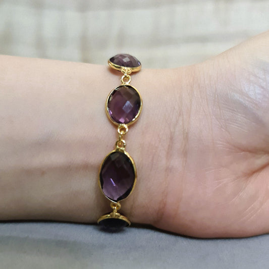 Amethyst Natural Stone Bracelet