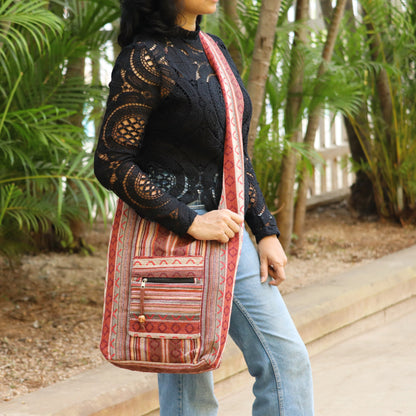 Casual Dusky Pink Jhola