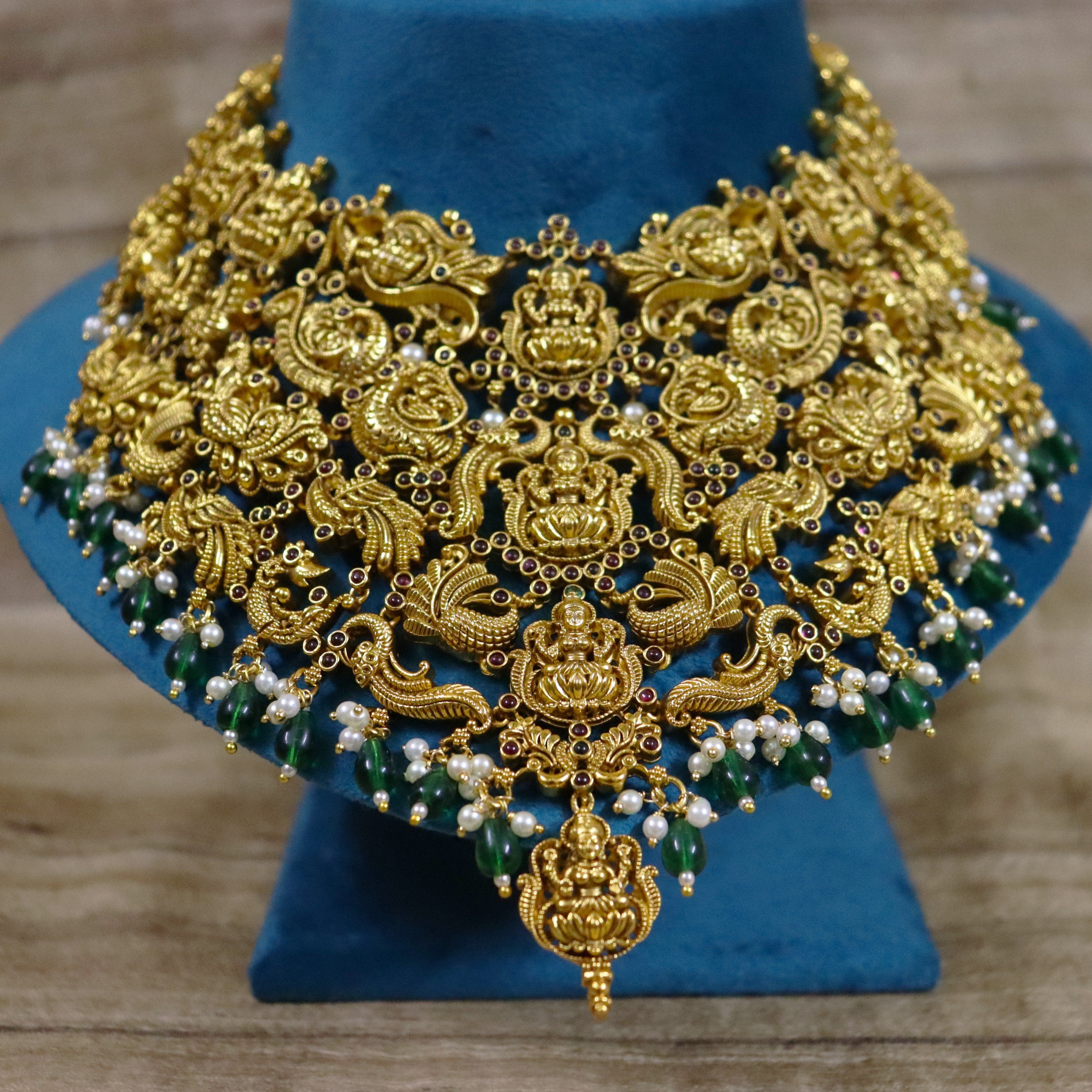 Temple Laxmi Flat Choker