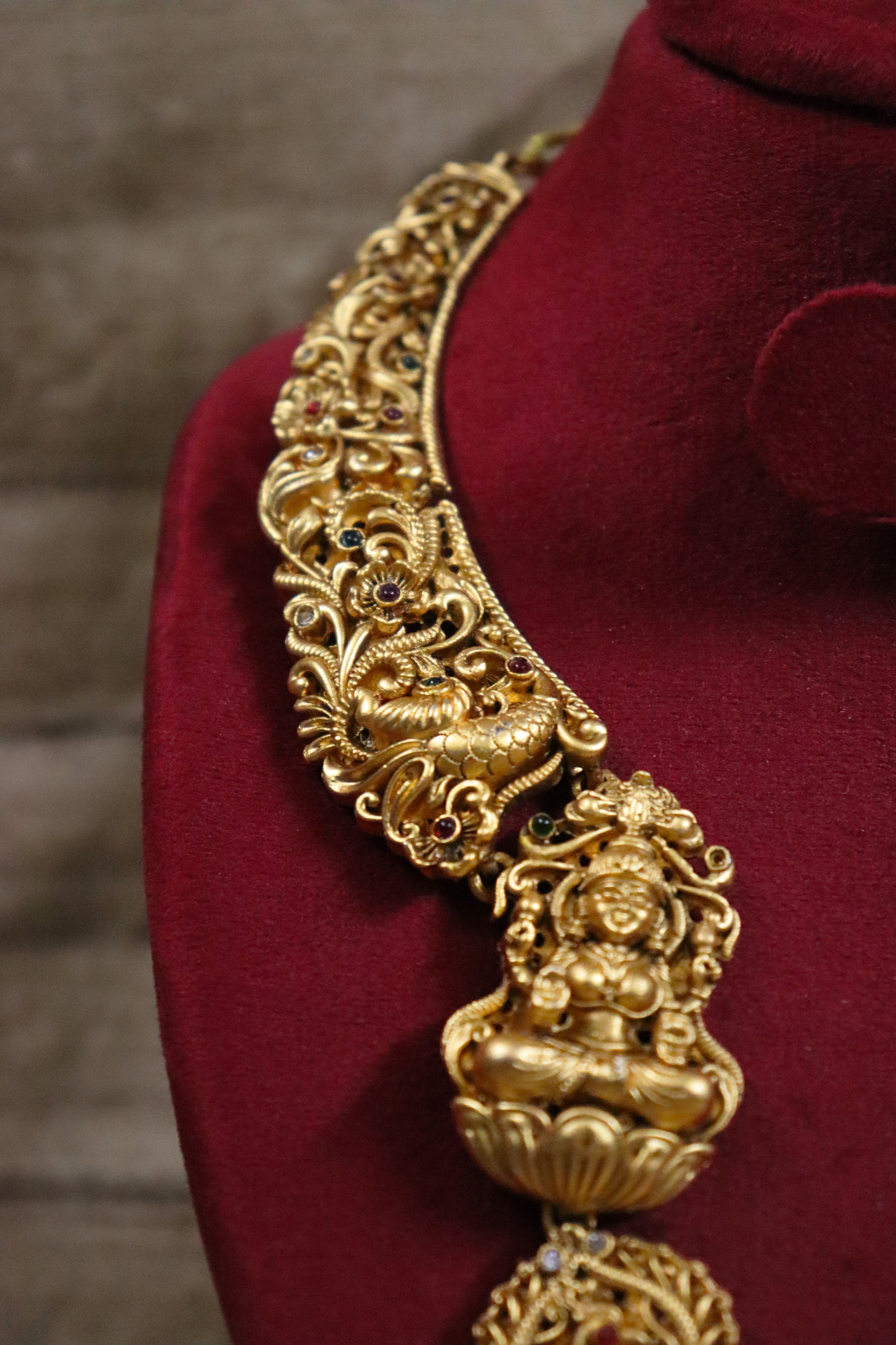 Temple Laxmi Necklace