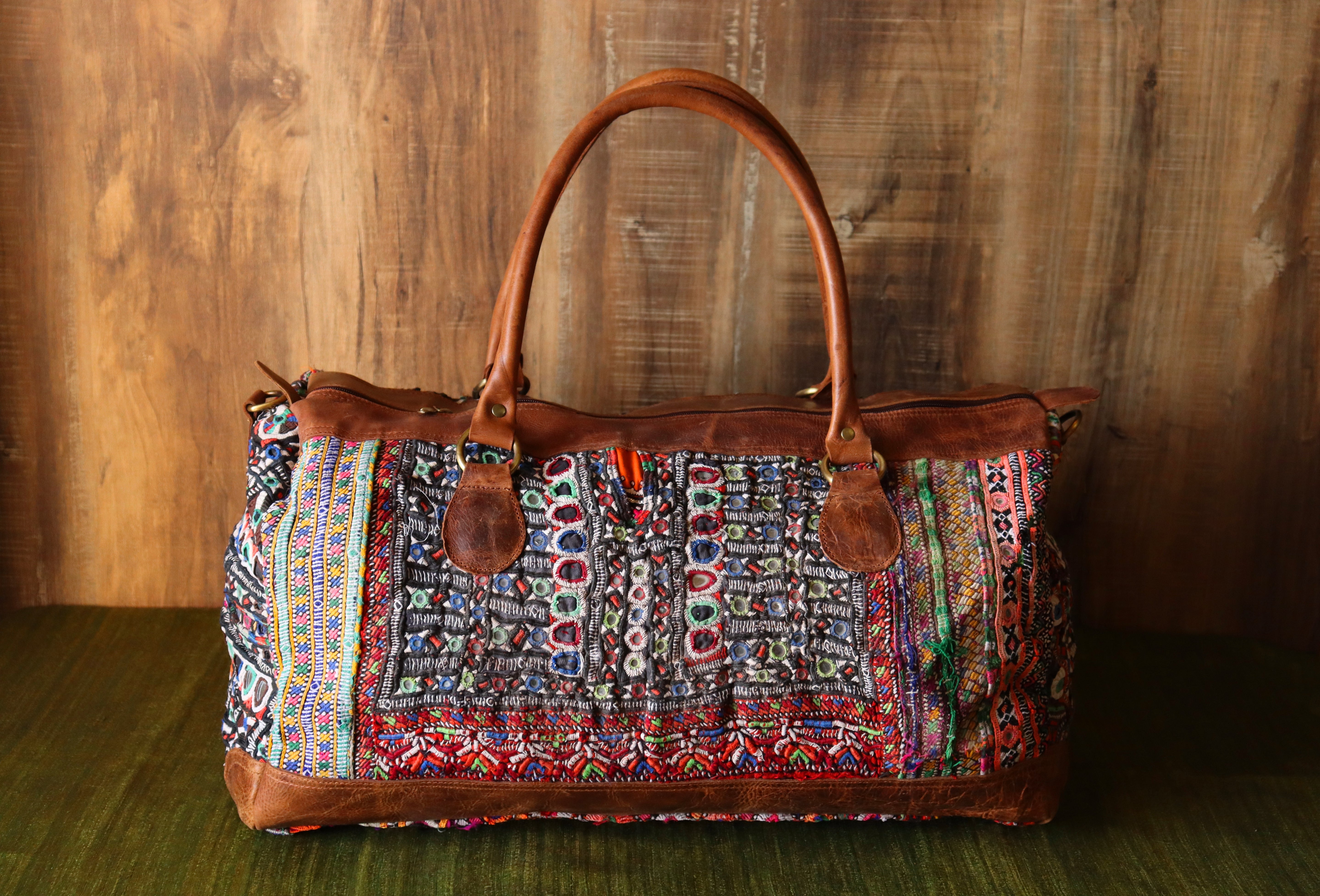 Banjara Leather Weekender