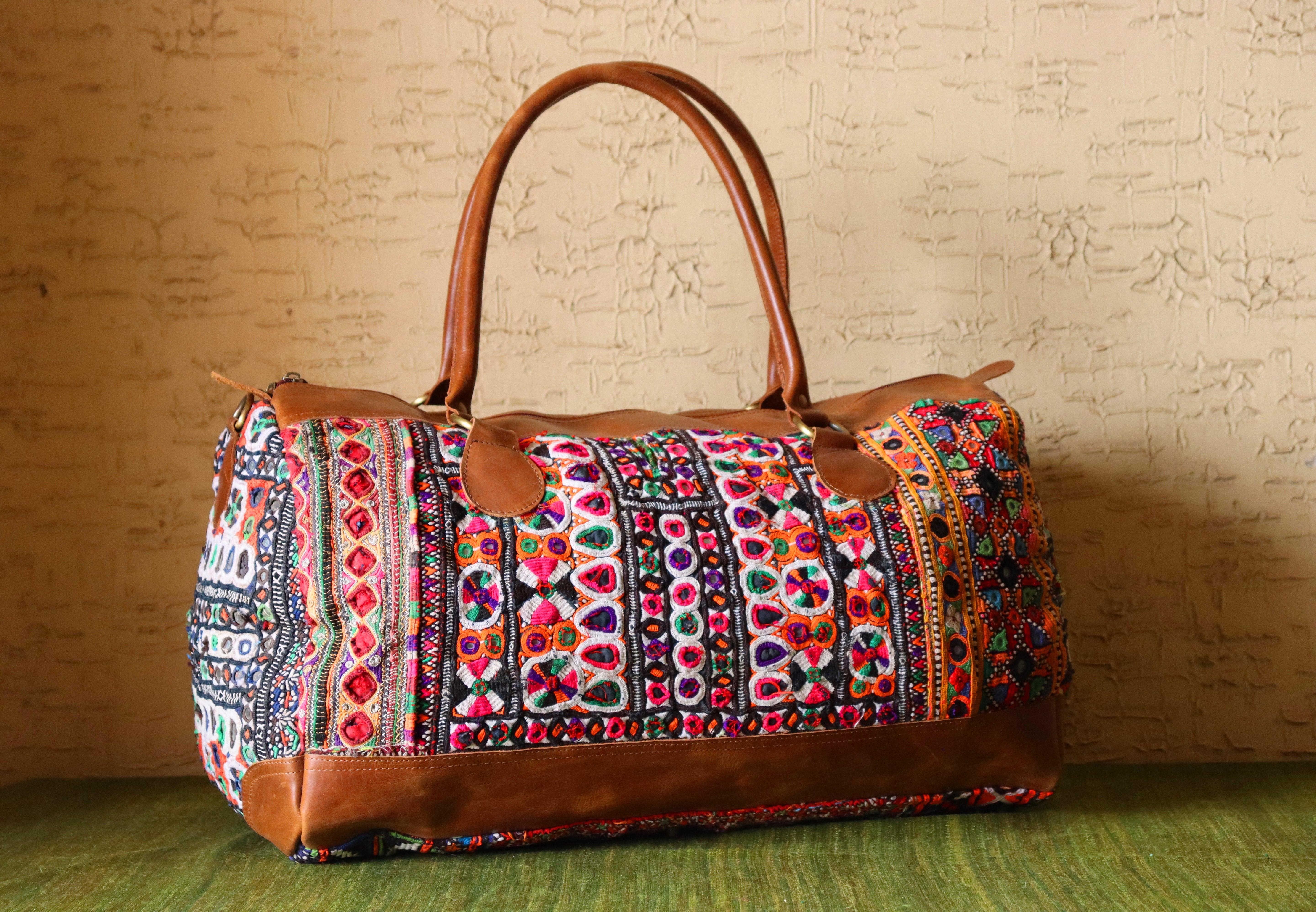 Banjara Leather Weekender