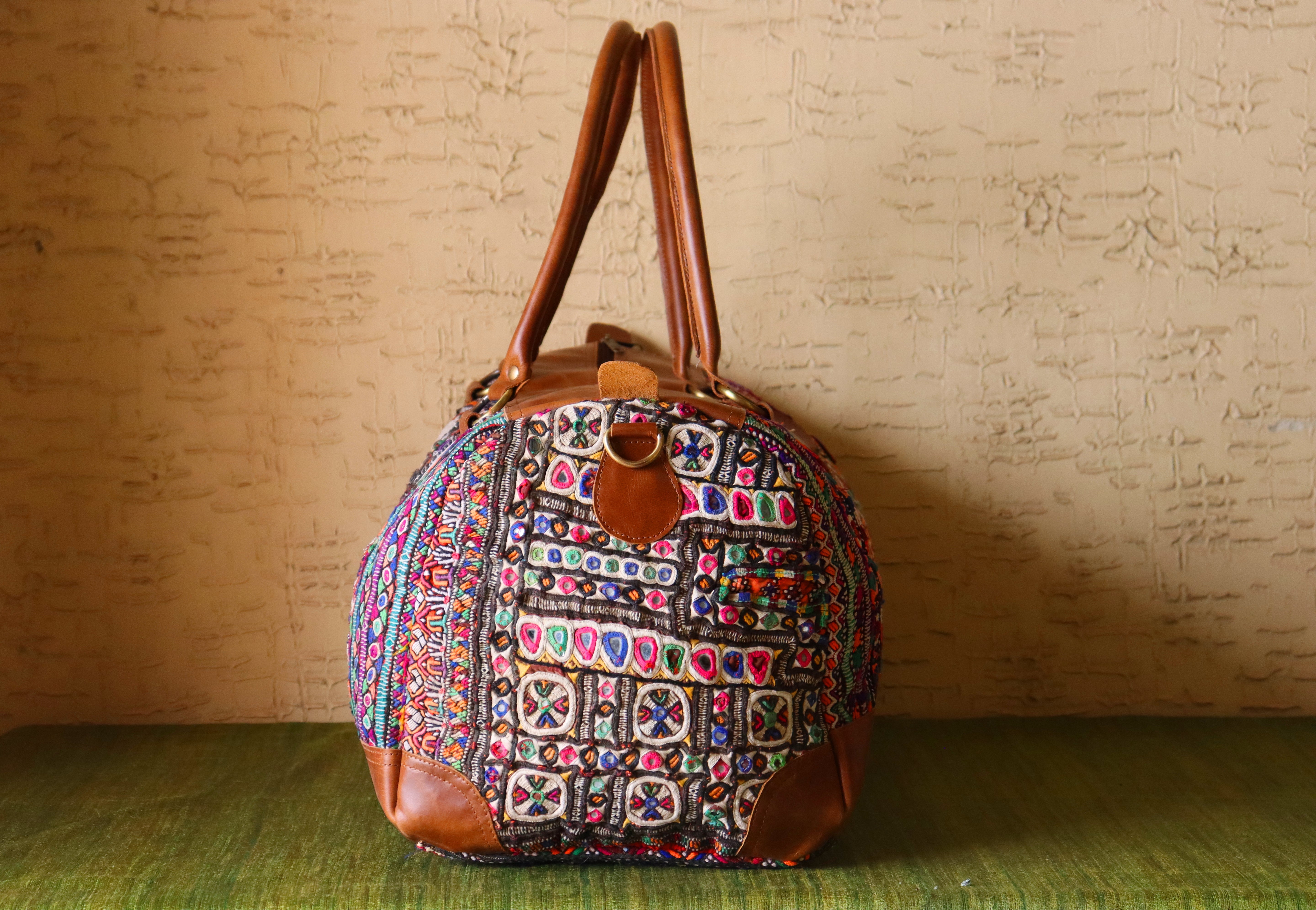 Banjara Leather Weekender