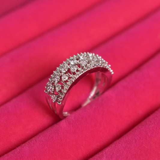 Adjustable Cubic Zircon Ring