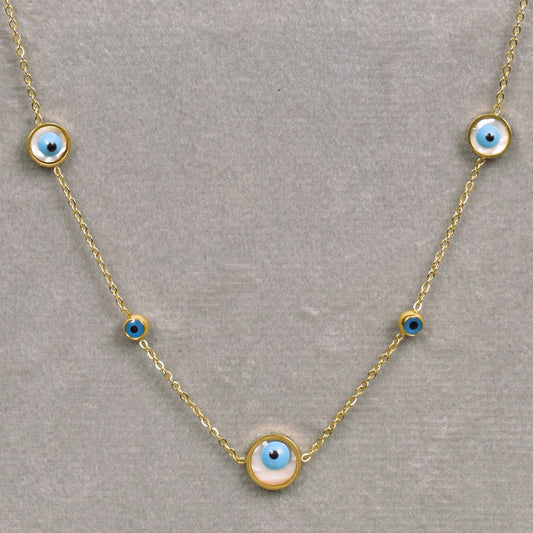 Multiple Evil Eye Necklace