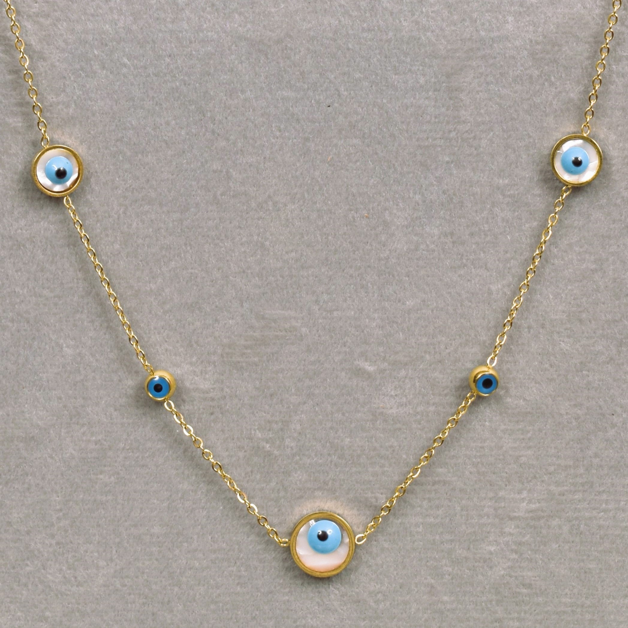 Multiple Evil Eye Necklace