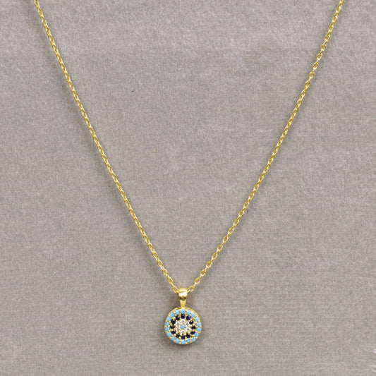 Evil Eye Gold Necklace