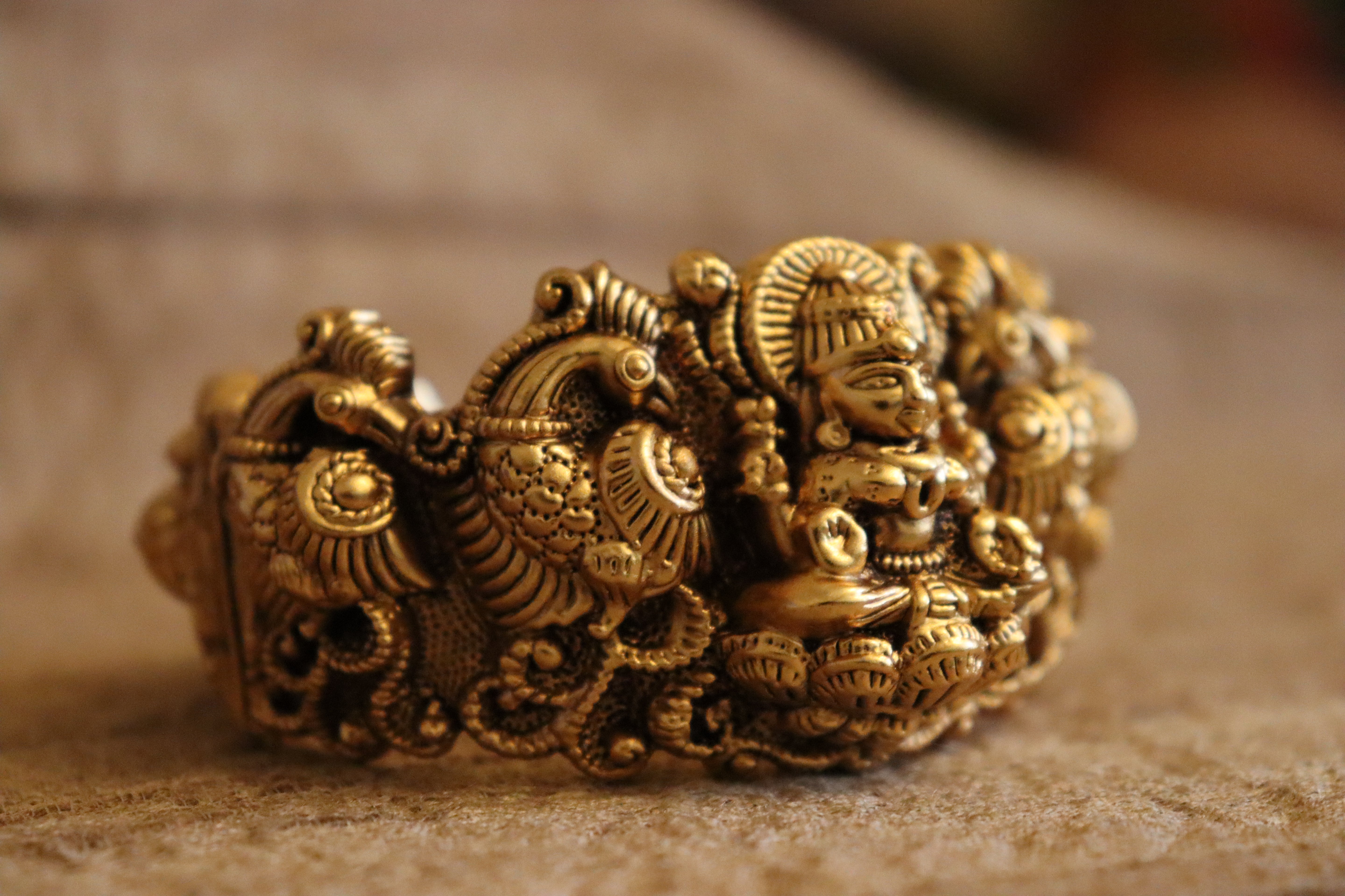 Laxmi Gold Nagas Bangle