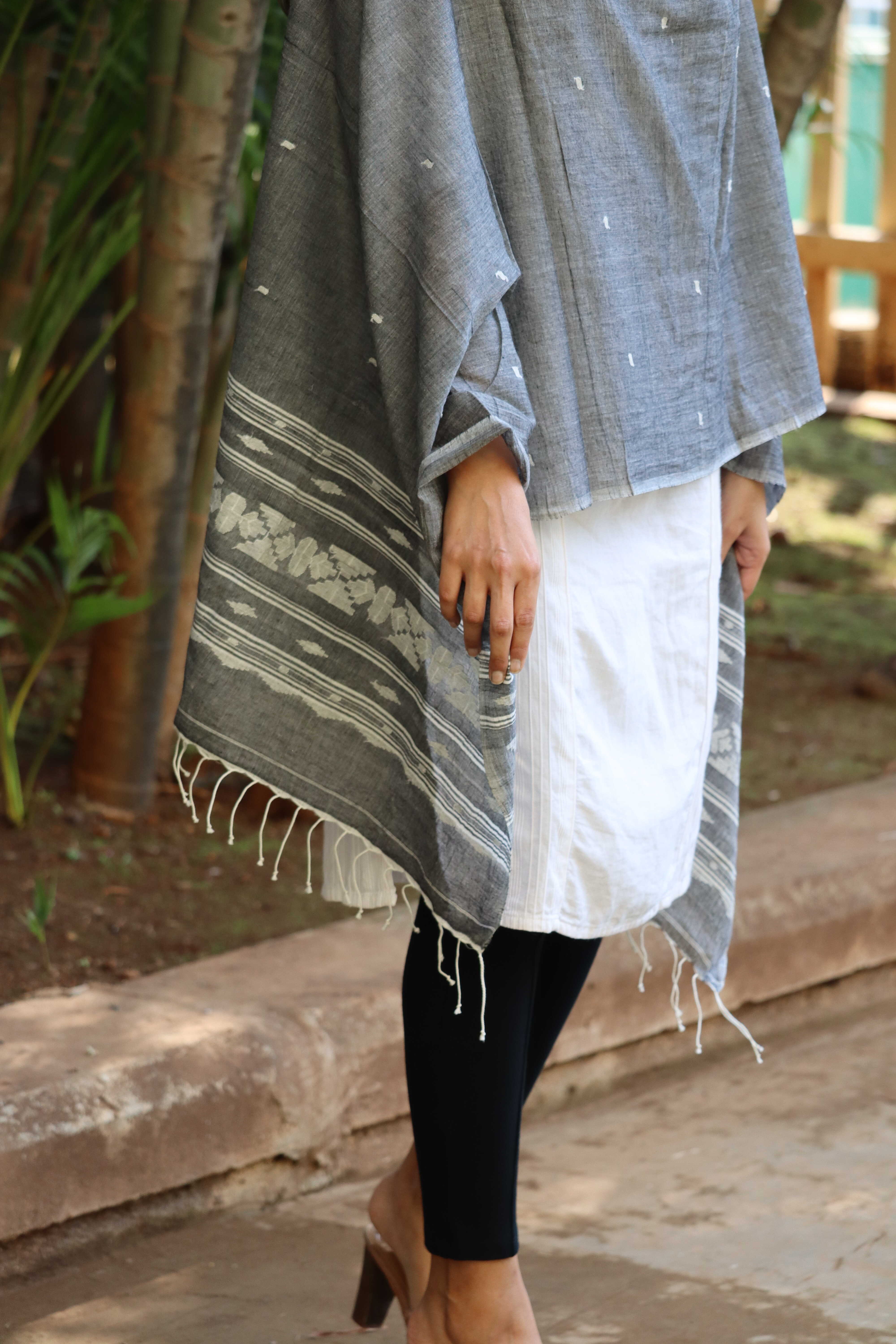 Handloom Jamdani stole