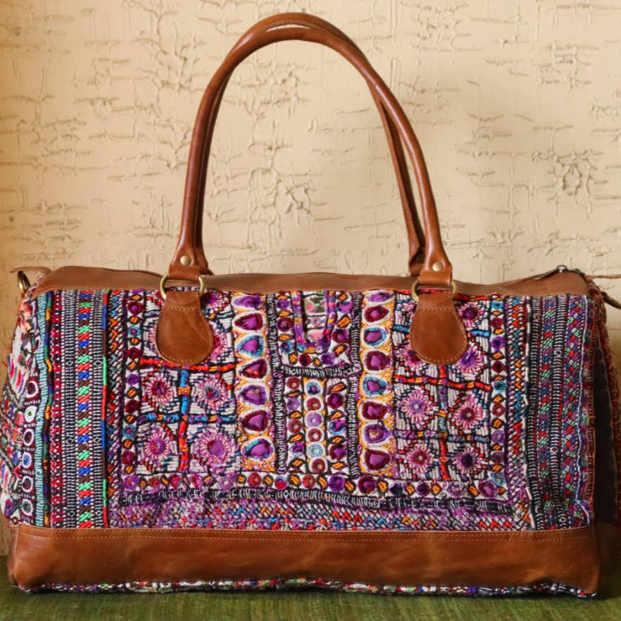 Banjara Leather Weekender