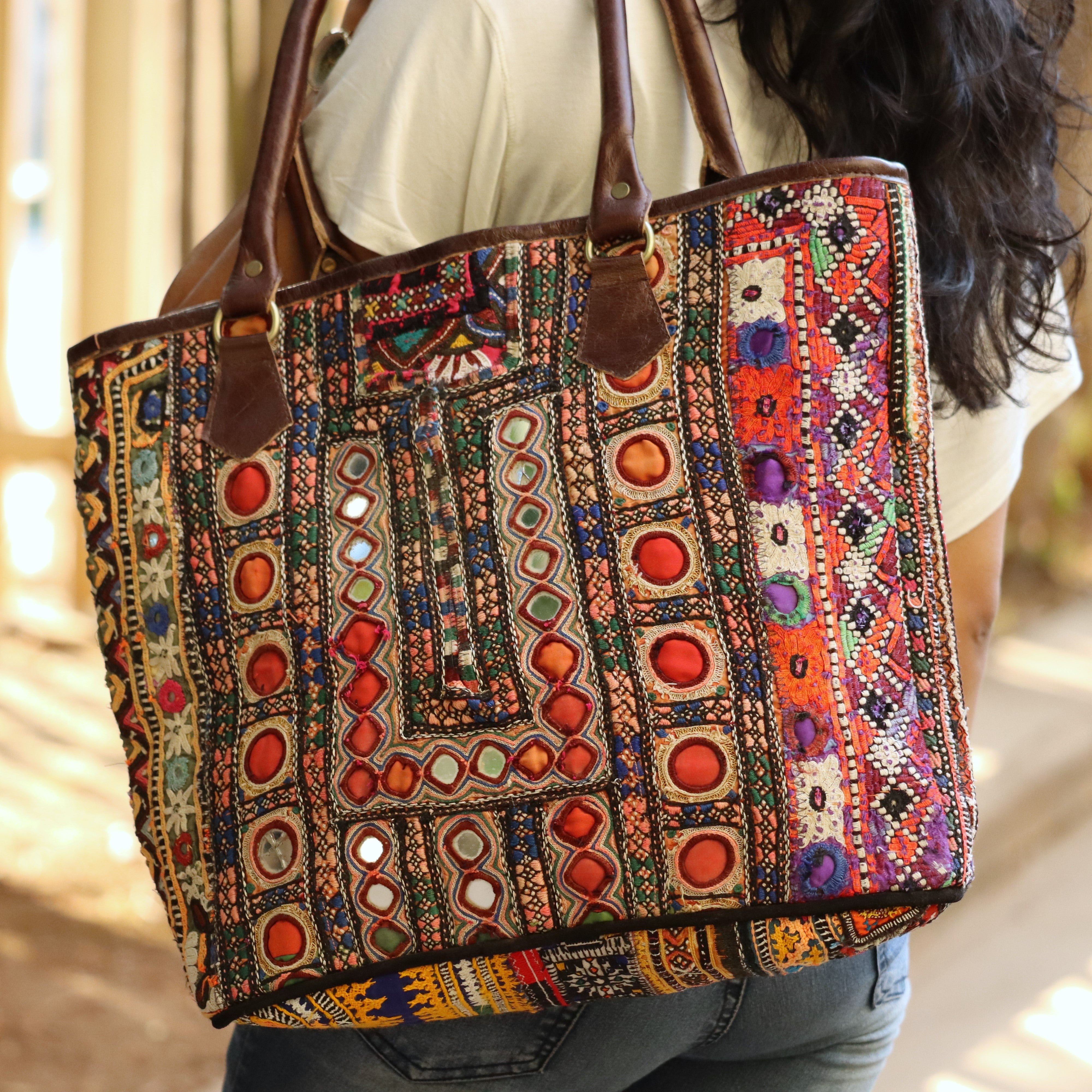 Bohemian Leather Shoulder Bag