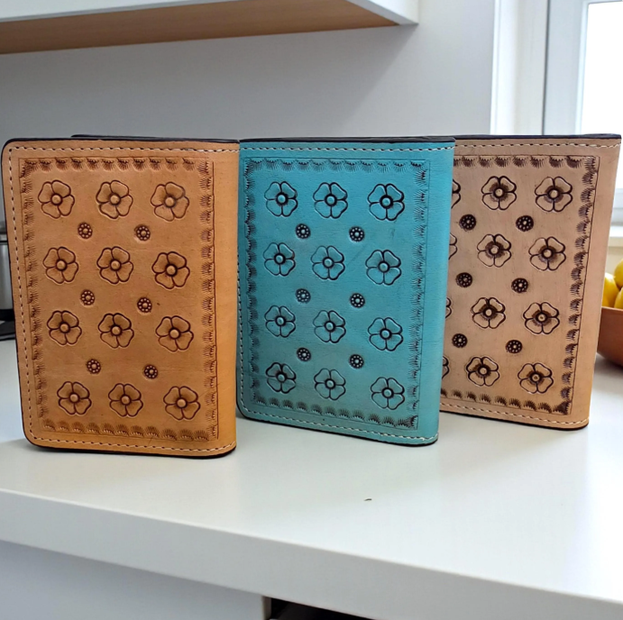 Western Tooled Passport Holder