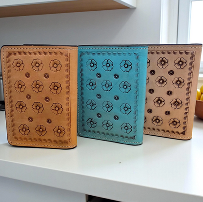 Western Tooled Passport Holder