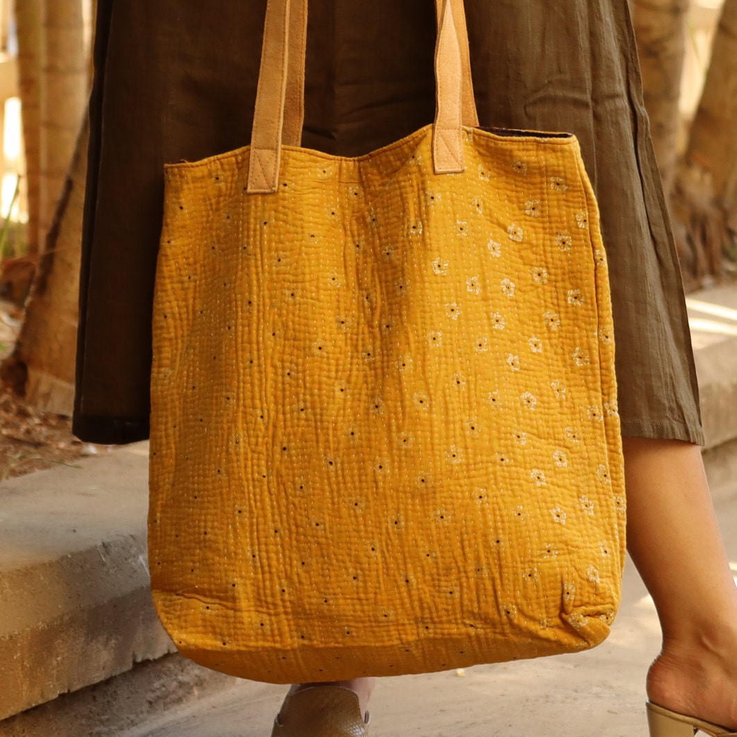 Kantha Cotton Tote