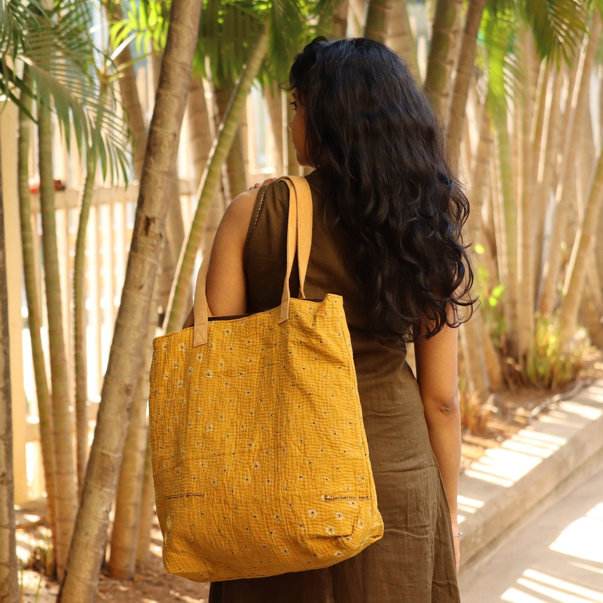 Kantha Cotton Tote