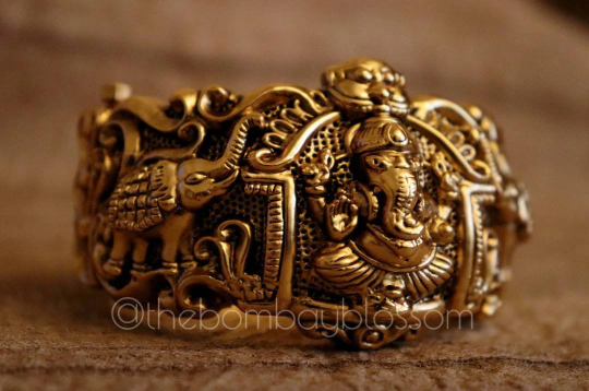 Ganesha Temple Kada Bracelet