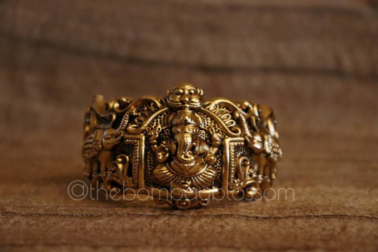 Ganesha Temple Kada Bracelet