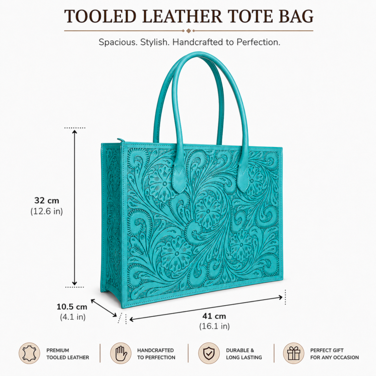 Western Tooled Turquoise Bundle