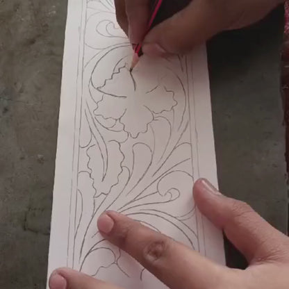 Premium Tooled Western Laptop Purse