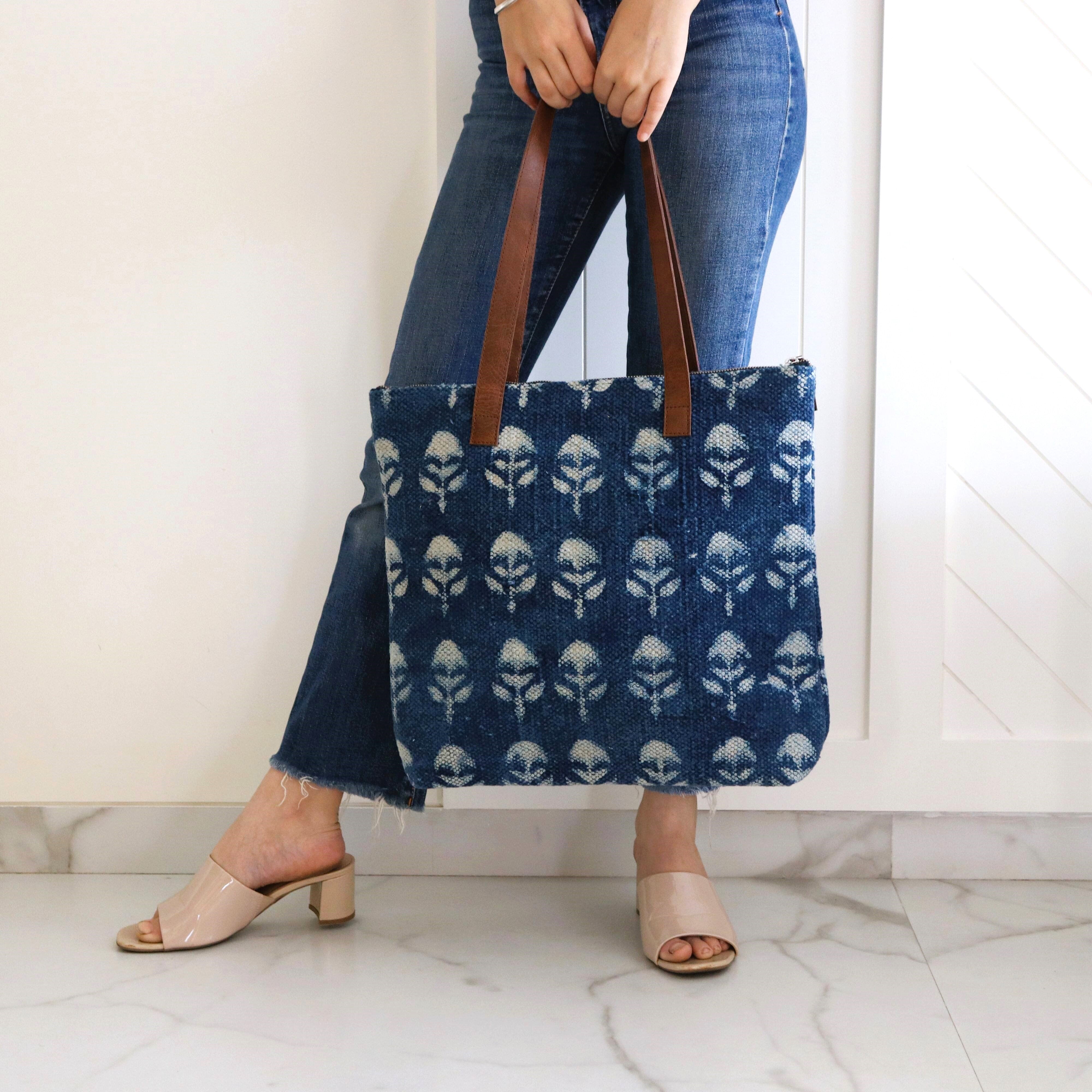 Indigo Laptop Office Tote